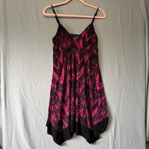 Candy Couture Womens Babydoll Dress M Asymmetric Flowy Romantic Fairy Grunge